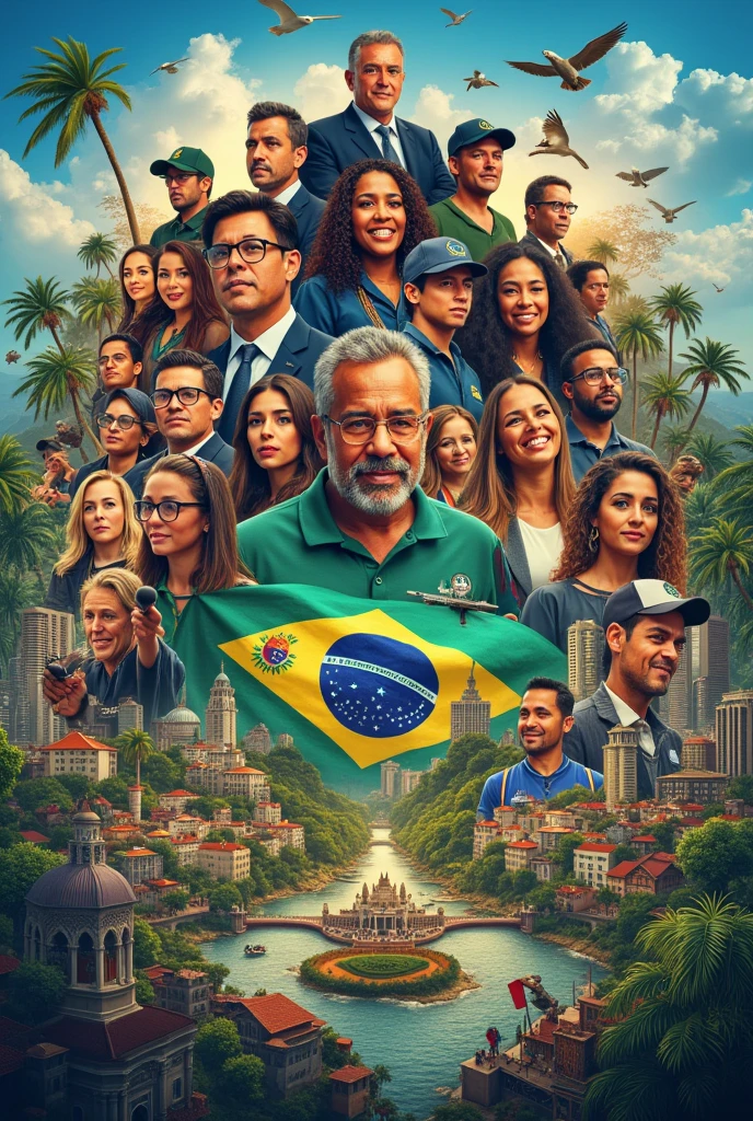 Create an image with everything that happened in 2019 in Brazil