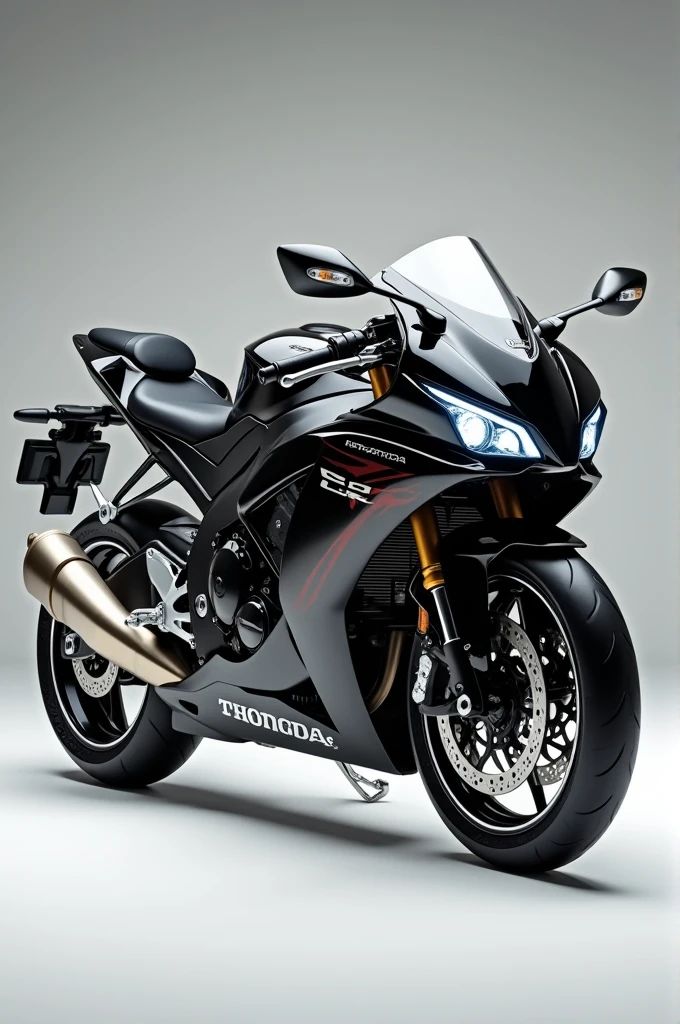 Honda CBR 600 black white rims 
