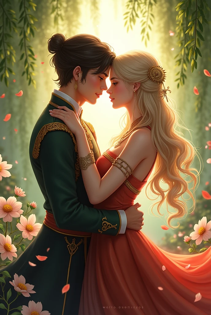 Prince Rama and Princess Shinya are making out