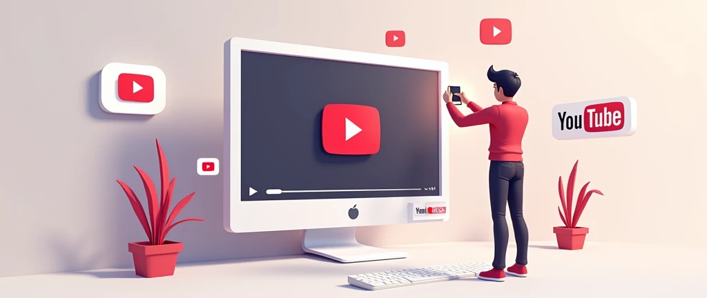 youtube video player mockup, ramdomly likes logos, ramdomly subscribe logos, ramdomly youtube logos, digital painting concept art