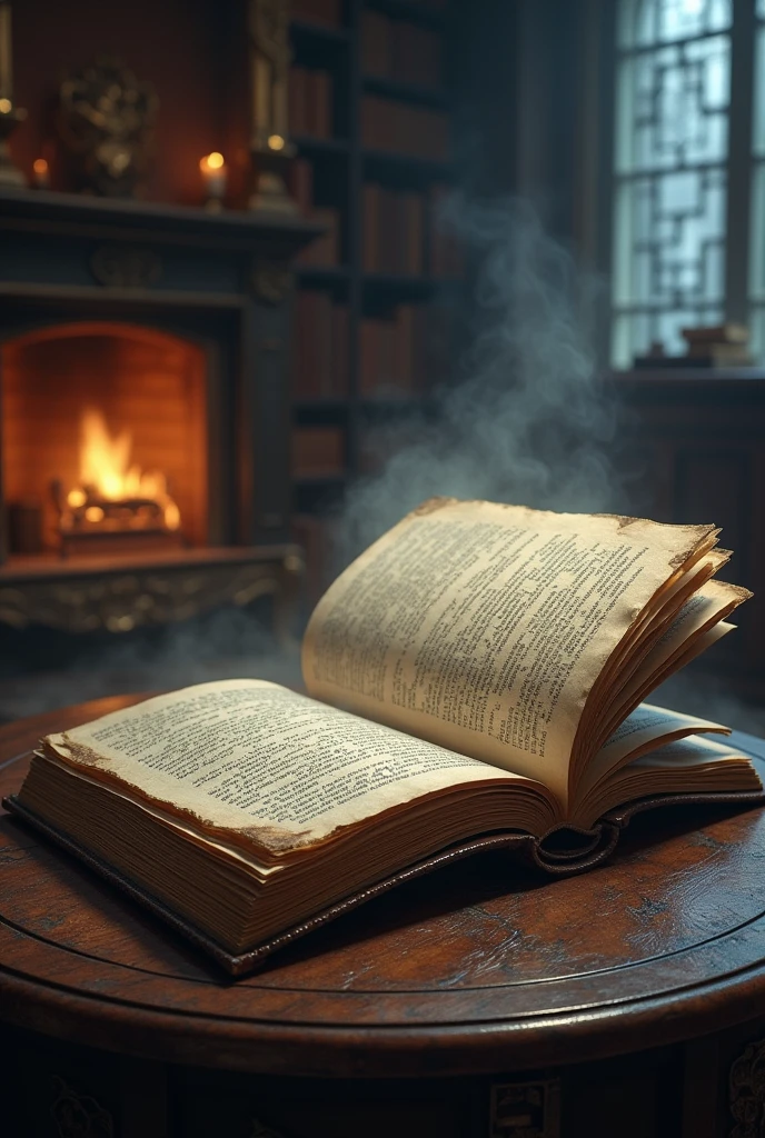 A book, avec des pages tournant rapidement