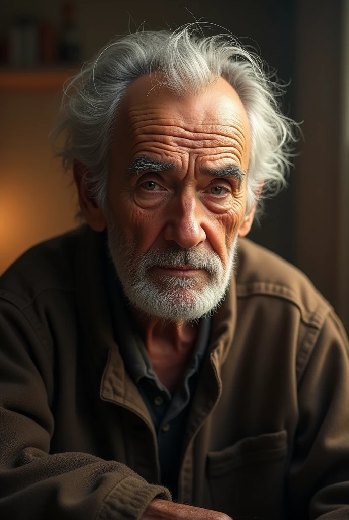 He is an old man
