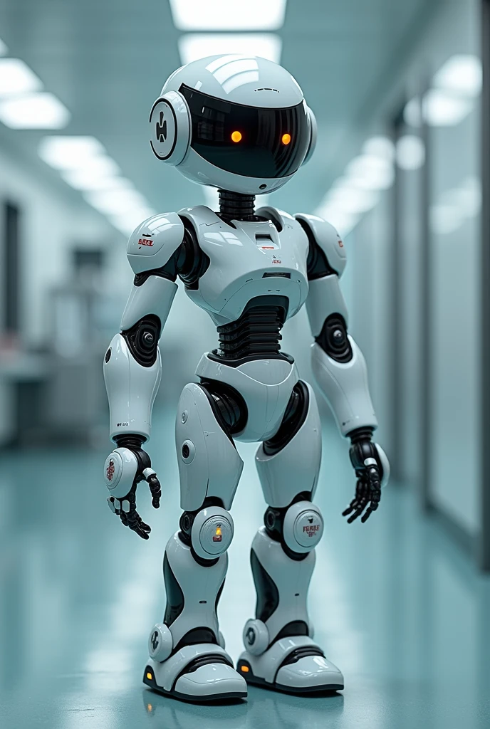 Doctor robot with pulse and temperature sensor