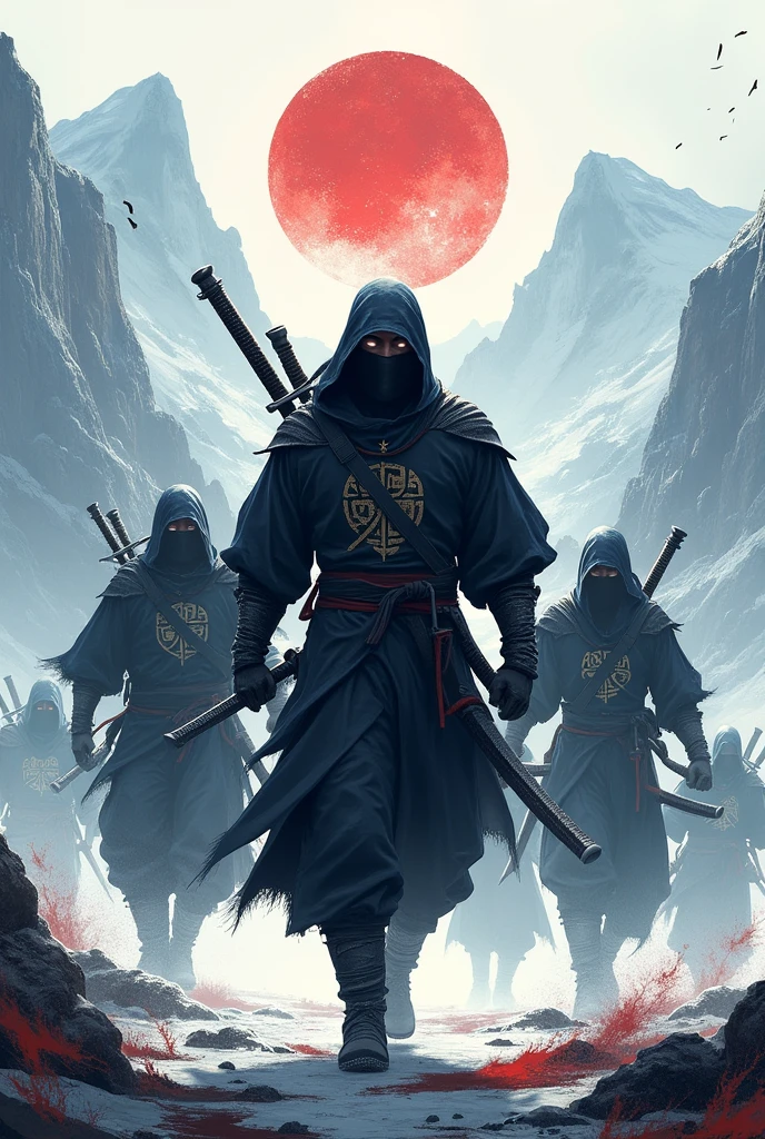 A gaming logo where a Ninja Dynasty is marching 