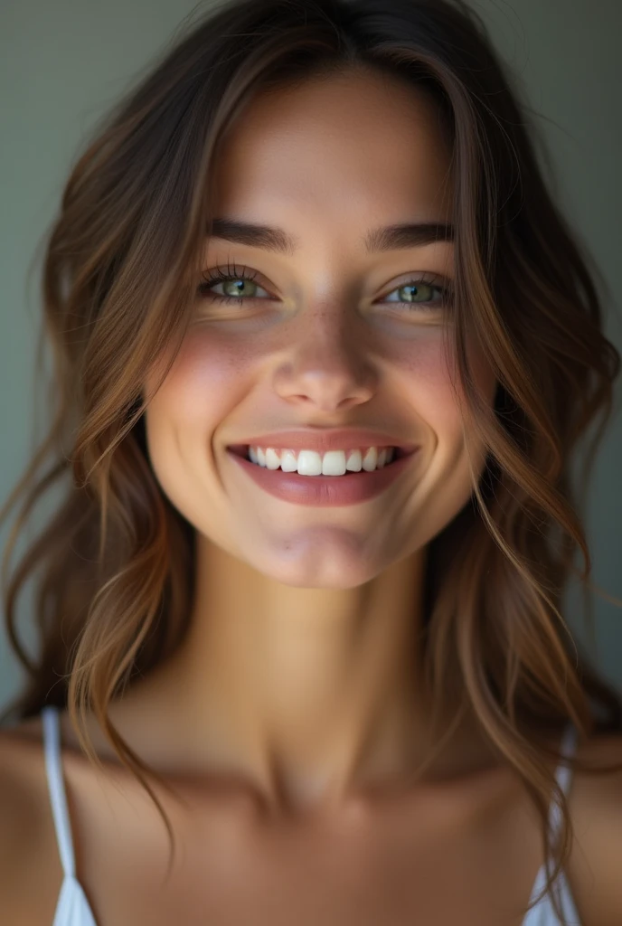 Beautiful girl with semen her mouth