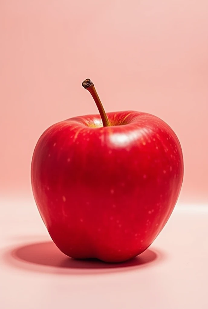 A pop of red apple。