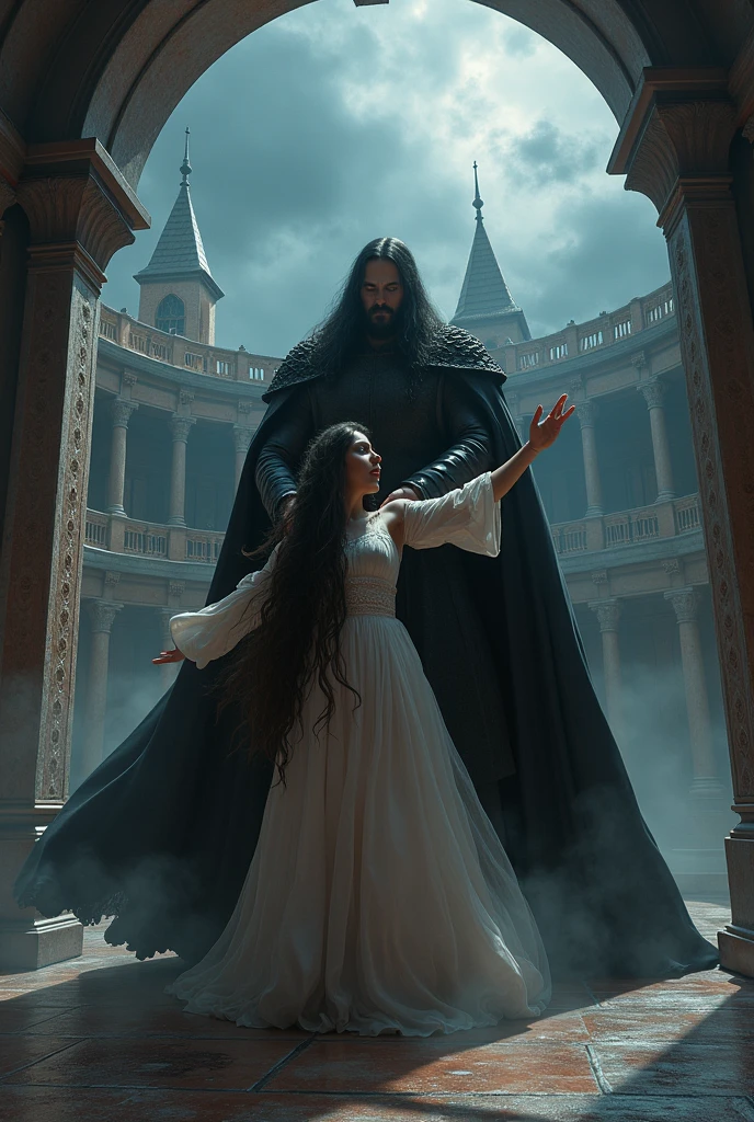 Princess Shinta was kidnapped by the evil king