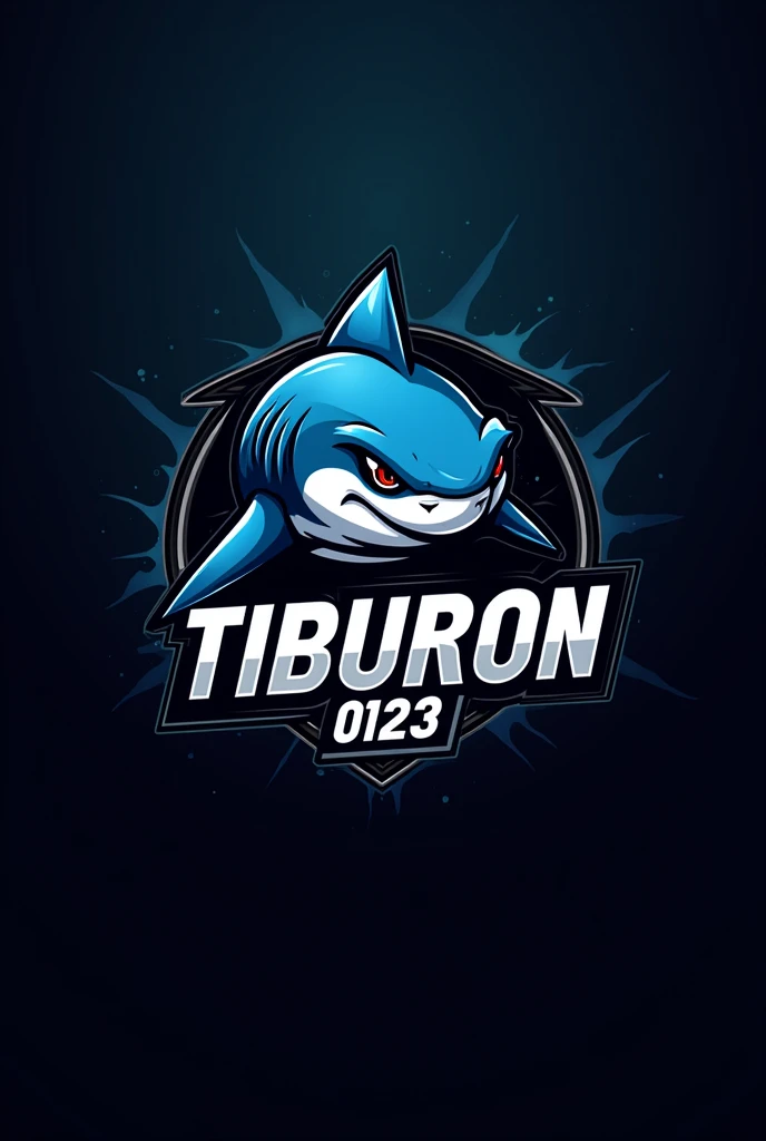 Gamers logo with the name of tiburon0123