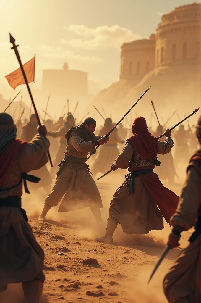 On the 10th day of Muharram in the year 61 AH, a war broke out in the desert of Nineveh, picture it.