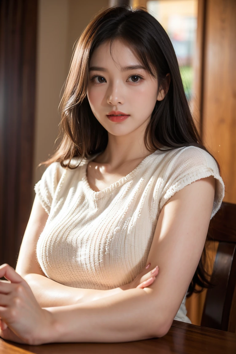 Urzan-6500-v1.1, (RAW Photos:1.2), (Realistic:1.4), Beautiful detailed, Very detailed eyes and face, Beautiful and detailed, Ridiculous, 信じられないほどRidiculous, Huge file sizes, Very detailed, High resolution, Very detailed, Highest quality, Tabletop, one person's, , ((Very detailed)), ((Dynamic pose))), (Camel Toe), (Open your mouth)),((Droopy eyes)),((Round face)),((Curl the inside of your hair)), (avert your eyes:1.1),Face close-up,(((黒いplayboy bunny)))、Upper Body、Black costume、With bangs、((thin))、the body is slim、((Looking down)、((Eyes Wide Open))、(((Angle from below))、(D cup milk))、((Gorgeous Bra))、skirt、shout、Sing a song、Open your mouth、