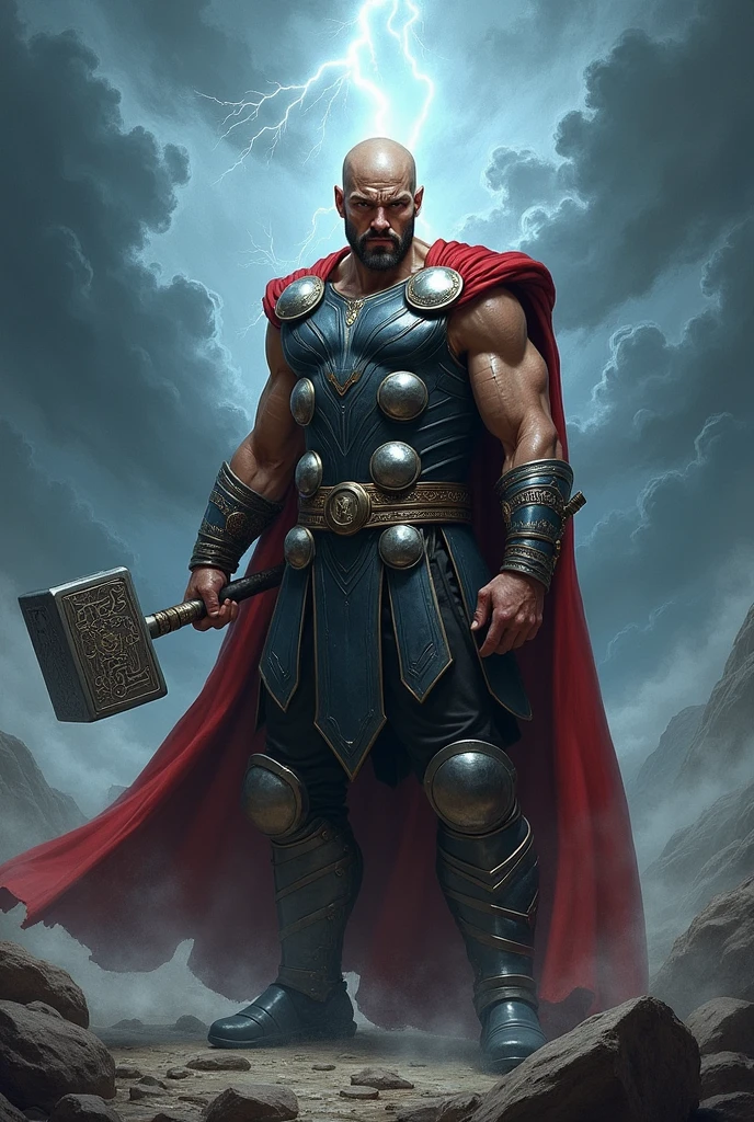 Thor in bald look