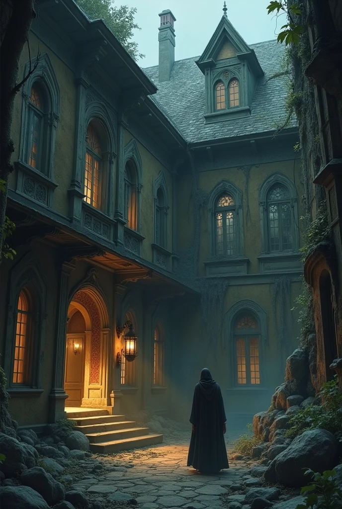 abandoned mansion, safe room to rest