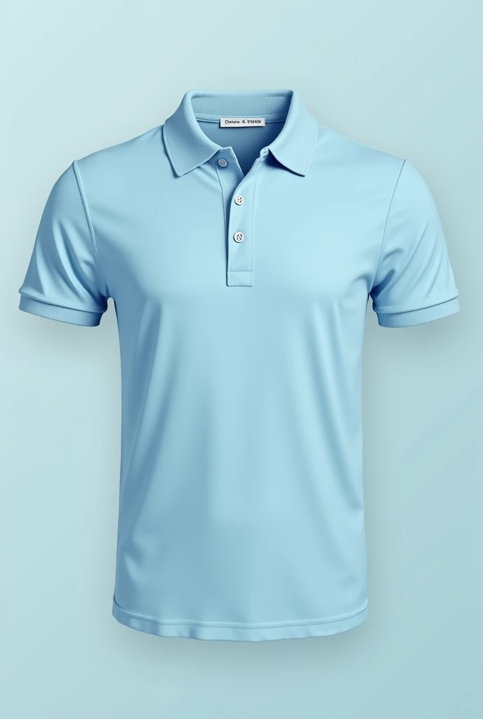 short sleeve polo shirt for men pastel blue not logo, alone polo