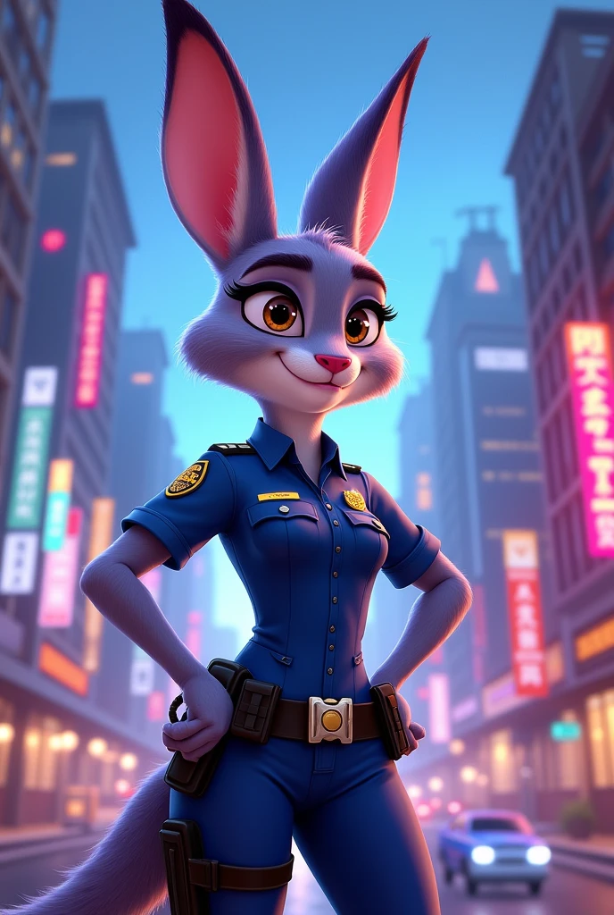 Create a picture of Judy from Zootopia