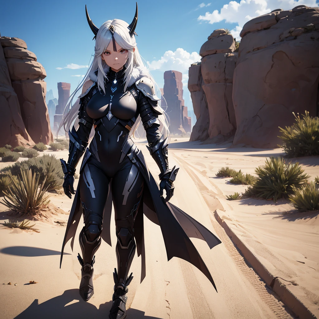 A powerful anime girl, detailed lizard scale armor, small and sensual armor, long boots scaled like a lizard, volcanic landscape, wild, embarrassed expression, (best quality,4k,8k,highres,masterpiece:1.2),ultra-detailed,(realistic,photorealistic,photo-realistic:1.37),extremely detailed eyes and face,longeyelashes,highly detailed
