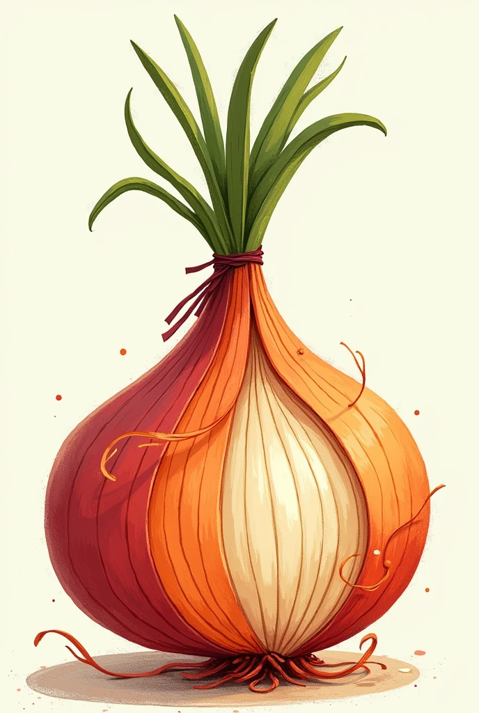 Onions bold, with layers to peel for kids poem