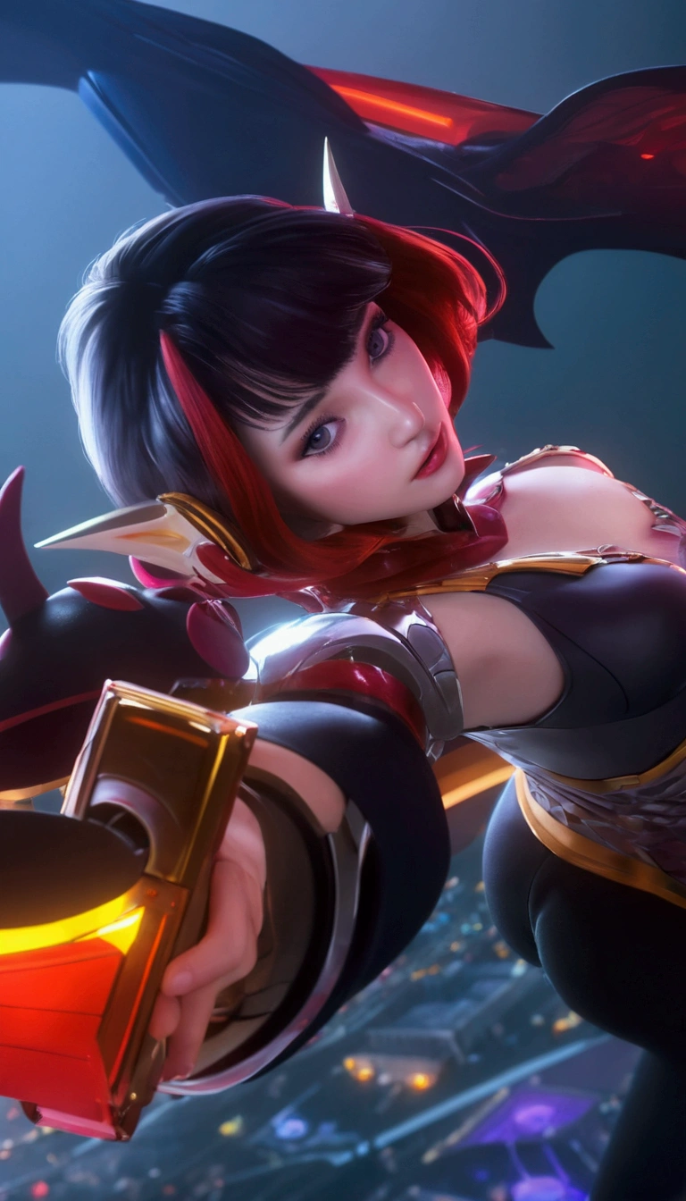 ((Best quality, 8k, Masterpiece : 1.3)), upper bod y, Sharp focus: 1.2, Beautiful woman with perfe ct figure, Highly detailed facial and skin textur e, Detailed eyes, Double eyelids, Interior view, f erpect lighting, Glowing skin
