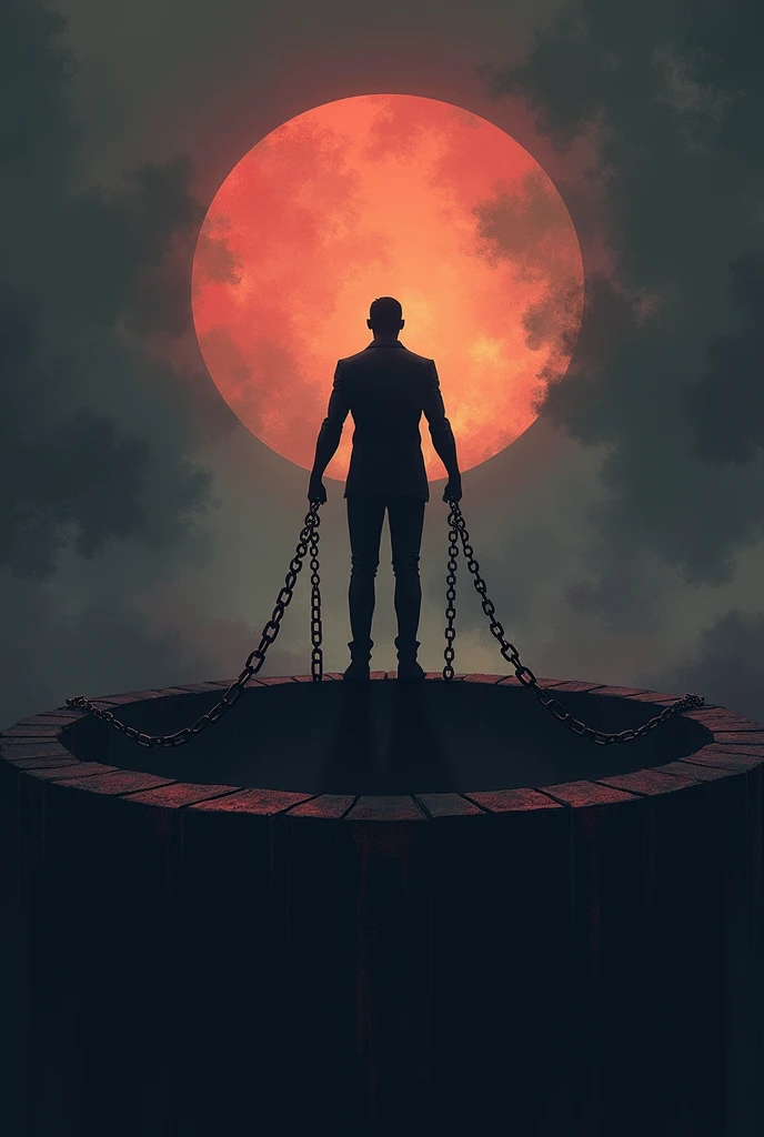The poster drawing could feature a silhouette of a person standing at the edge of a comfort zone circle, with chains representing the obstacles chaining them down. The background could be a mix of dark colors symbolizing fear and uncertainty. The message could be something like, "Break free from the chains holding you back. Embrace the unknown and grow beyond your limits."