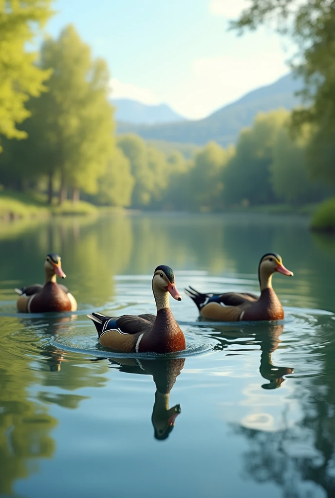 Beautiful ducks