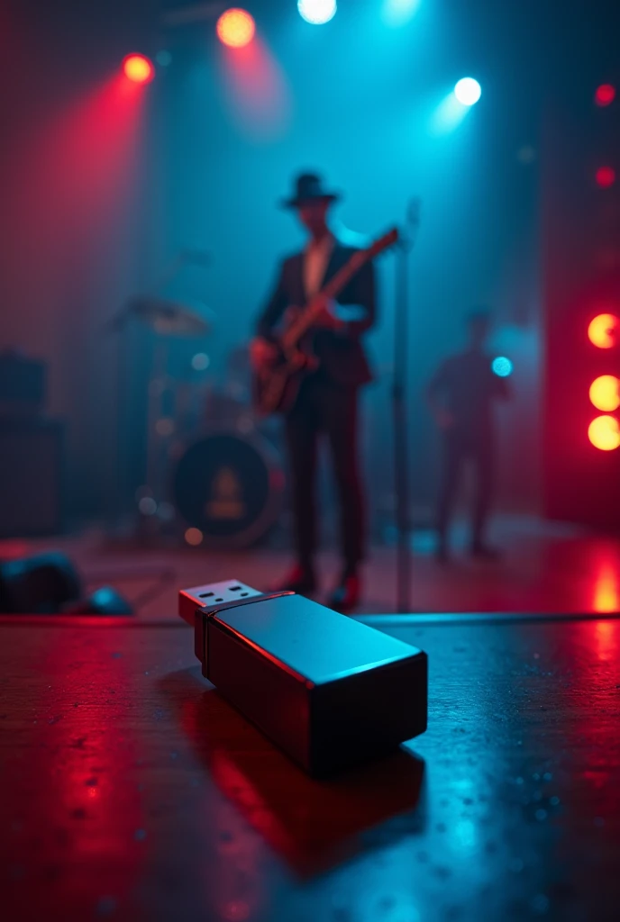 A pendrive on a table, luis miguel, music, Lights, Lights cinenatograficas