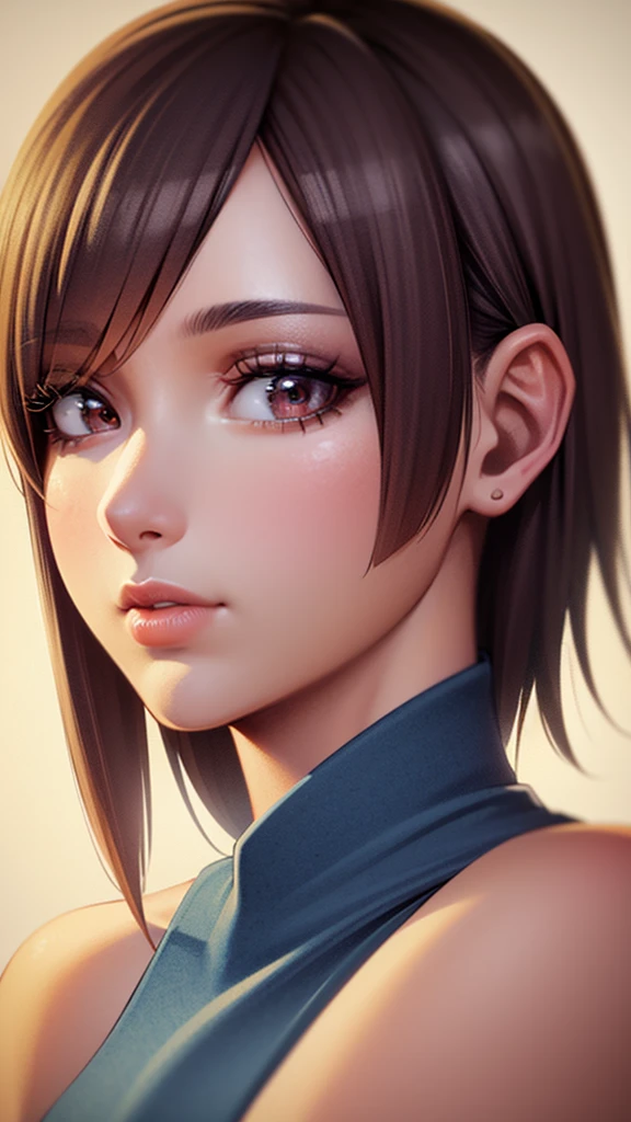 (best quality,4k,8k,highres,masterpiece:1.2),girl,side view,profile side view,beautiful detailed, short hair eyes,beautiful detailed lips,long eyelashes,medium:portraits,vivid colors,soft lighting, perfect side view, looking straight 