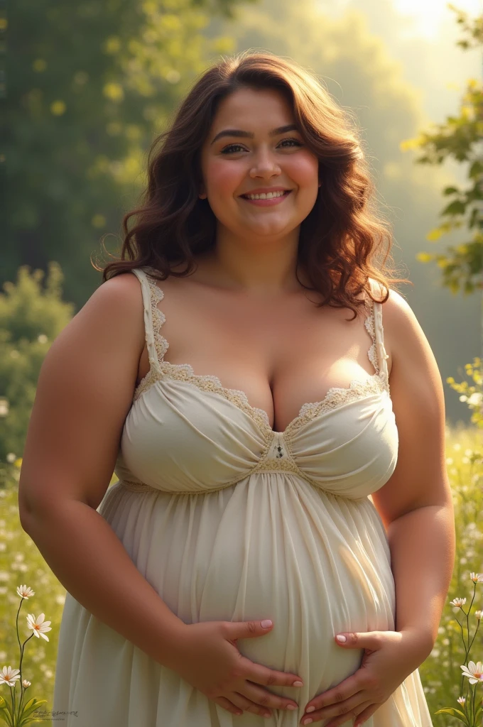 chubby woman
