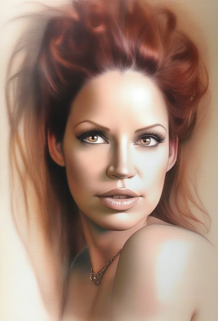 bncbchmp, light natural tones , ((pencil drawing , watercolor drawing)), portrait of a woman, detailed eyes, beautiful , highly detailed, soft color tones, soft lighting, detailed lines, sharp, realistic, brush strokes, light hints of paint drips