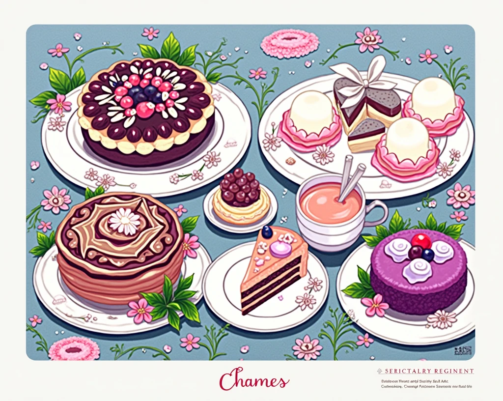 Delicious and sweet food