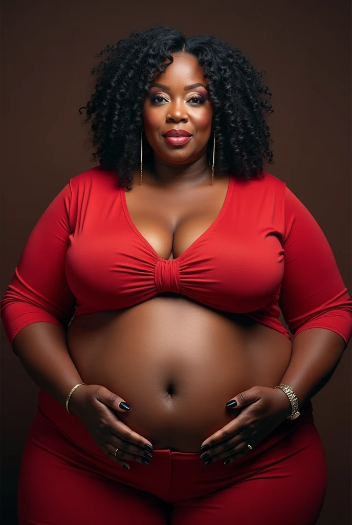 Overweight woman in bikini sitting with her back on a chair, showing her body curves, anatomy, white background.