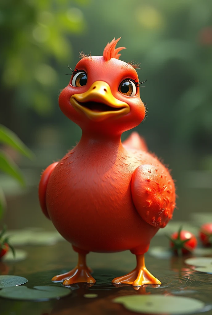 1 tomato shaped duck