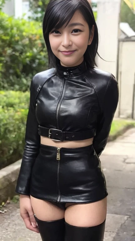 Leather Fashion、Standing posture、