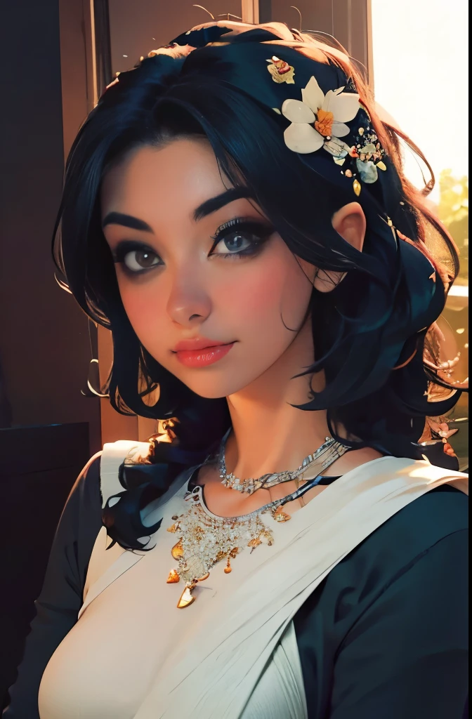 best quality, masterpiece, highres, 1girl,china dress,hair ornament,necklace, jewelry,Beautiful face,upon_body, tyndall effect,photorealistic, dark studio, rim lighting, two tone lighting,(high detailed skin:1.2), 8k uhd, dslr, soft lighting, high quality, volumetric lighting, candid, Photograph, high resolution, 4k, 8k, Bokeh