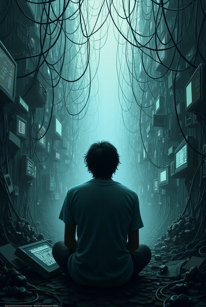 Digital Poster, Internet Addiction, awareness
