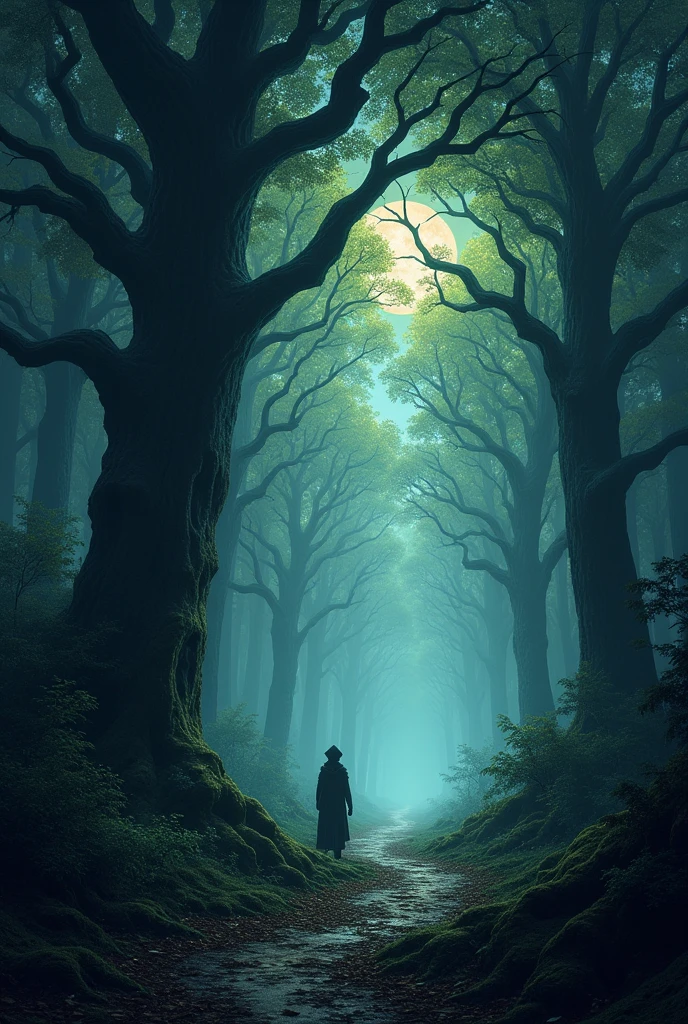 In a distant kingdom, there was an enchanted forest known as the Forest of Shadows.