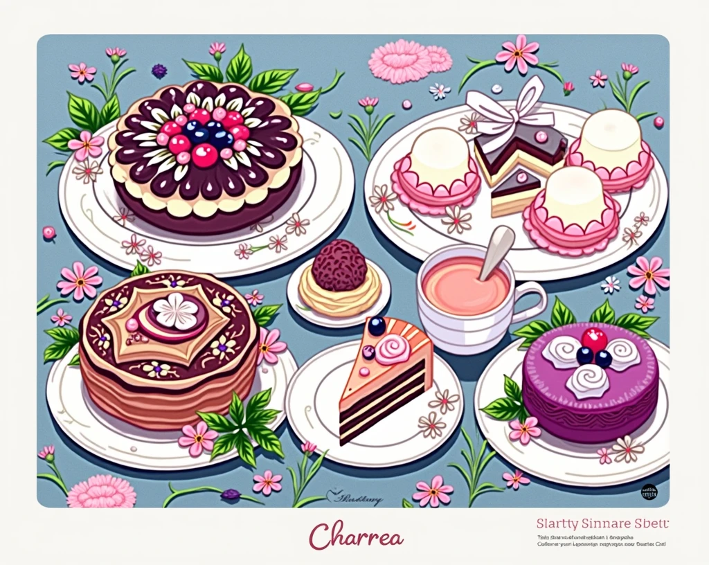 Delicious and sweet food