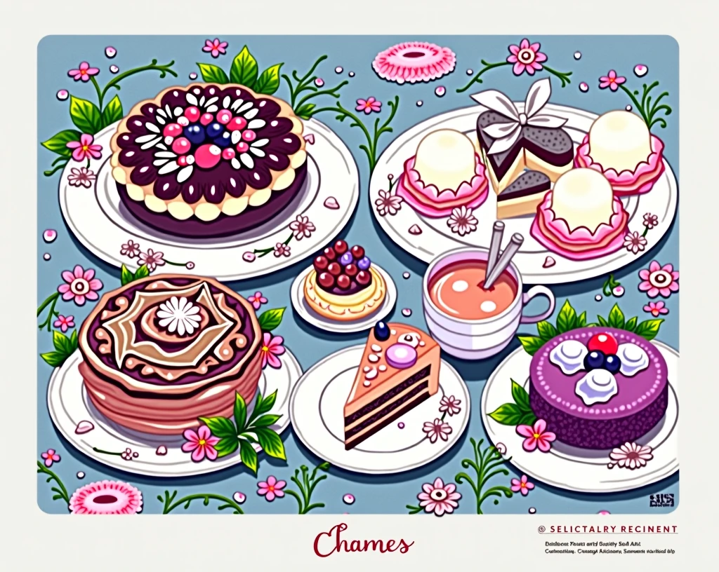 Delicious and sweet food