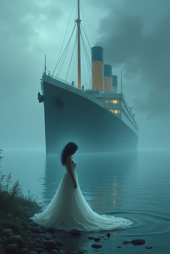 Katy Perry: We dream at night: Titanic.
Ghost Town and Haunted Love.

artistic brushstrokes on a lake, by Tom Bagshaw and Gaston Bussière Astkon.

Style watercolor
