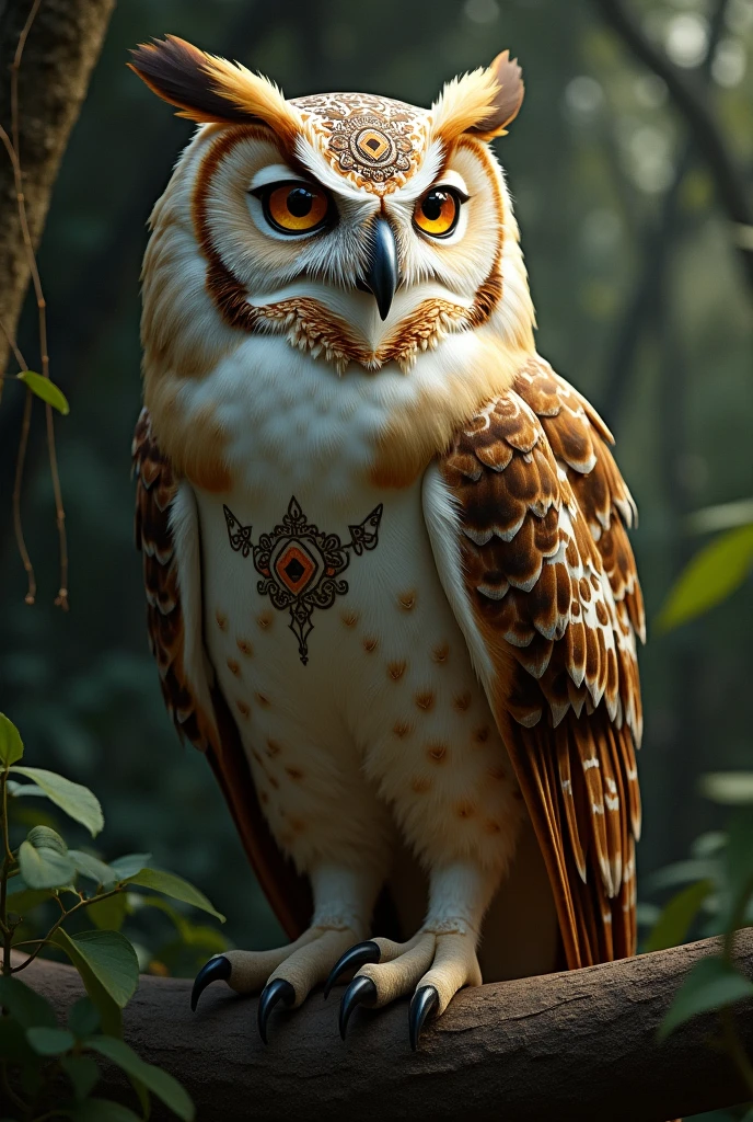 owl, the leader, pride, thought, tattoo