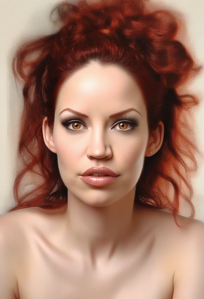 bncbchmp, light natural tones , ((pencil drawing , watercolor drawing)), portrait of a woman, detailed eyes, beautiful , highly detailed, soft color tones, soft lighting, detailed lines, sharp, realistic, brush strokes