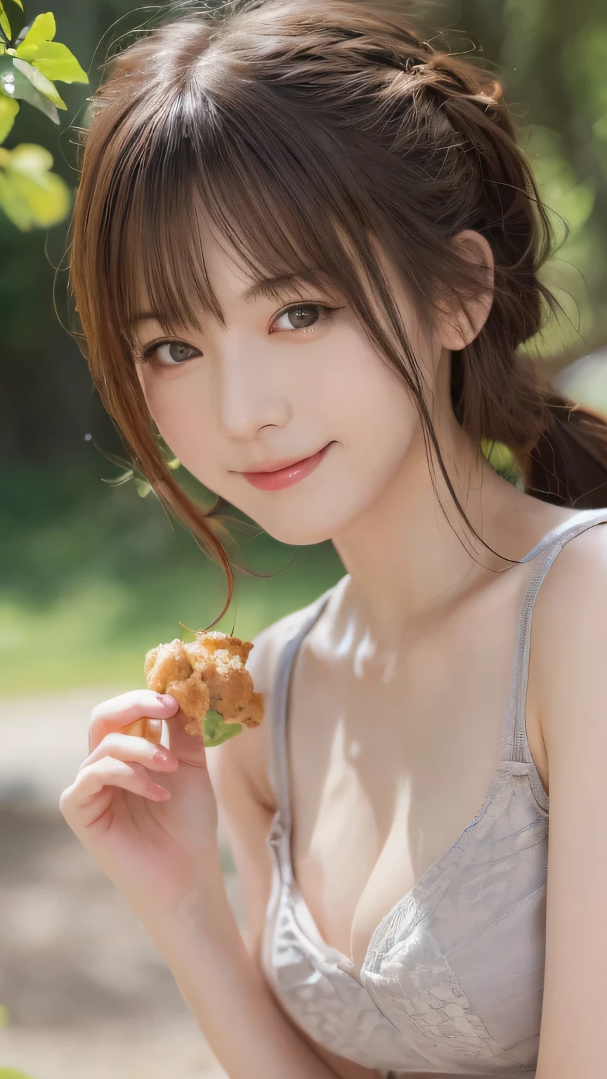 Best image quality (8k, High resolution, masterpiece: 1.2), Very detailed, Random Hairstyles, 2 woman, 

Extraordinary beautiful girl、Cute and beautiful face details、(Dealing with the Children_v1:0.008)、


score_9, score_8_upper, score_7_upper, 

situation: Finding wood nuts in the forest、A brown bear skillfully picking food with its front paws。He is eating with his eyes closed and looking delicious.。
landscape: wood々In the lush forest、The ground is covered with fallen leaves。The sunlight is filtering through the wood and illuminating the bear&#39;s back.。
Camera angle: From a slightly lower angle、Brown bear face and wood


,Active stop temporarily ,
On her side、The thunder danced。
Focus on the upper waist


, Random cute poses ,Big eyes ,Puffy eyes ,  Heart pupil, blush  , Big shy smile , salute

　
