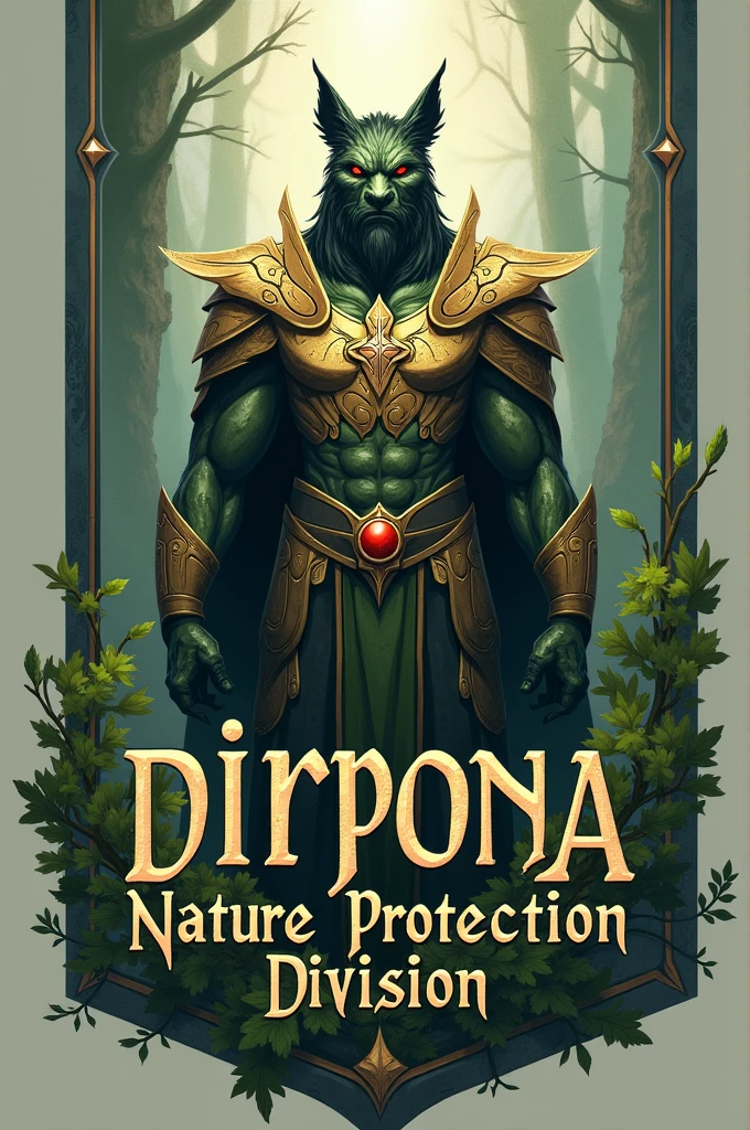 Image that says DIRPONA nature protection division
