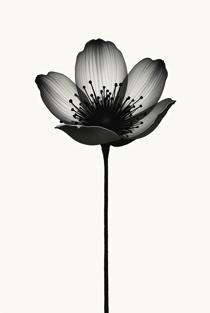 Superflat flower tattoo takashi murakami japanese painting black and white 