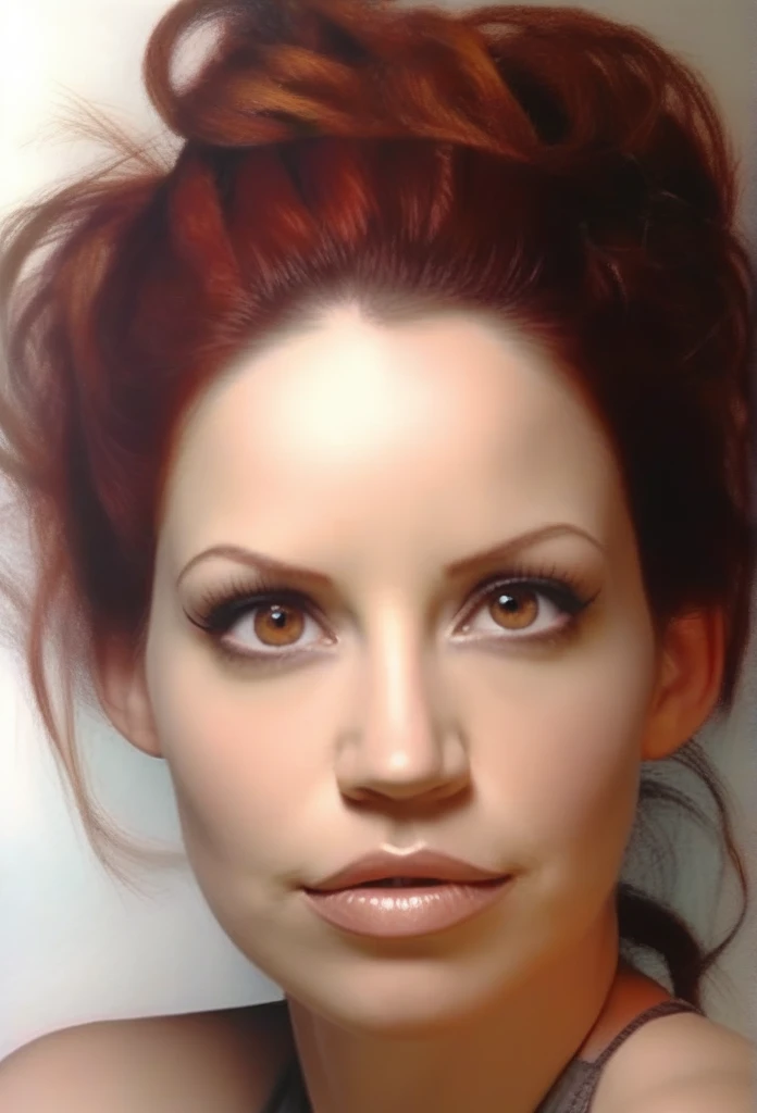 bncbchmp, light natural tones , ((pencil drawing , watercolor drawing)), portrait of a woman, detailed eyes, beautiful , highly detailed, soft color tones, soft lighting, detailed lines, sharp, realistic, brush strokes