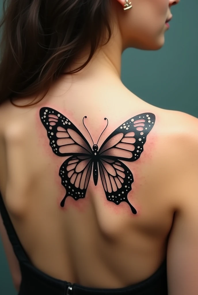 Butterfly tattoo symbolizing freedom 999