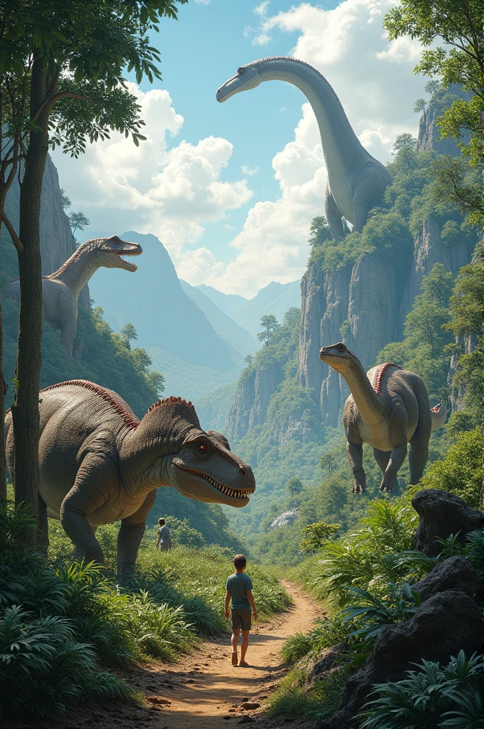 A prehistoric journey with the dinosaurs 