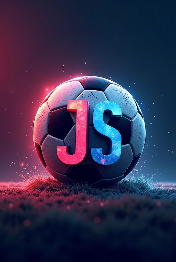 create a soccer themed logo for your instagram profile with a J.S
