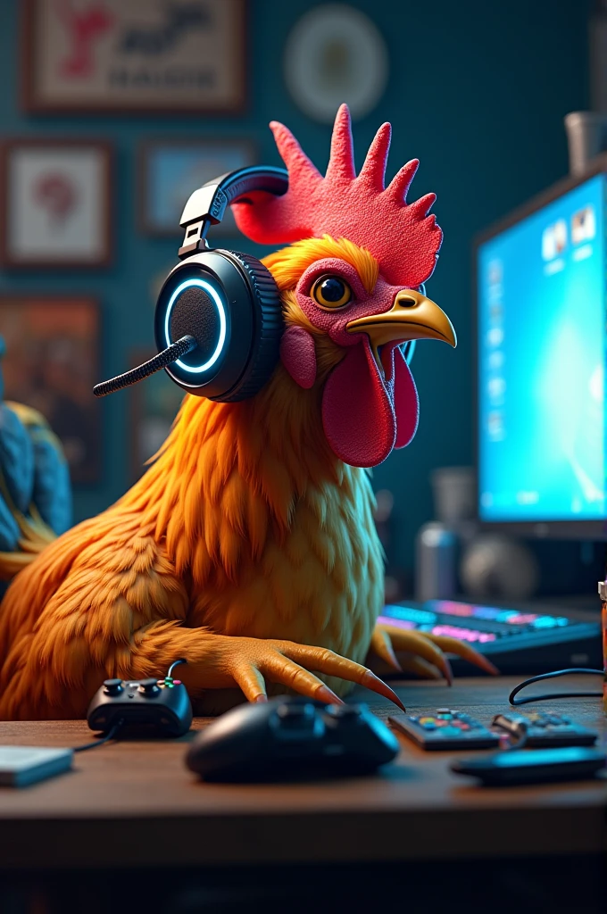 A gamer chicken