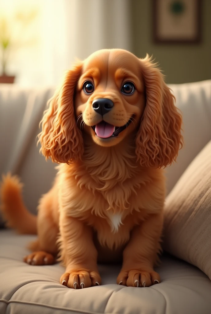 A cocker dog
