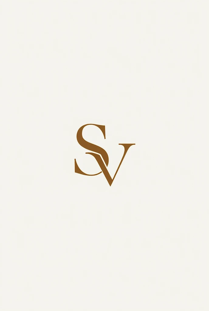 Design a minimalist and modern logo for a marketing brand called 'SMSV' with the initials 'S', 'M', 'S', and 'V'. The logo should exude trust, empathy, simplicity, and luxury, similar to iconic brands like Starbucks, Adidas, ChatGPT, and Nike. The design should be clean, elegant, and memorable, using a monochrome or subtle color palette to reflect a premium and trustworthy brand image. Incorporate abstract shapes or symbols that resonate with the values of the brand, while keeping the overall design sleek and professional.
