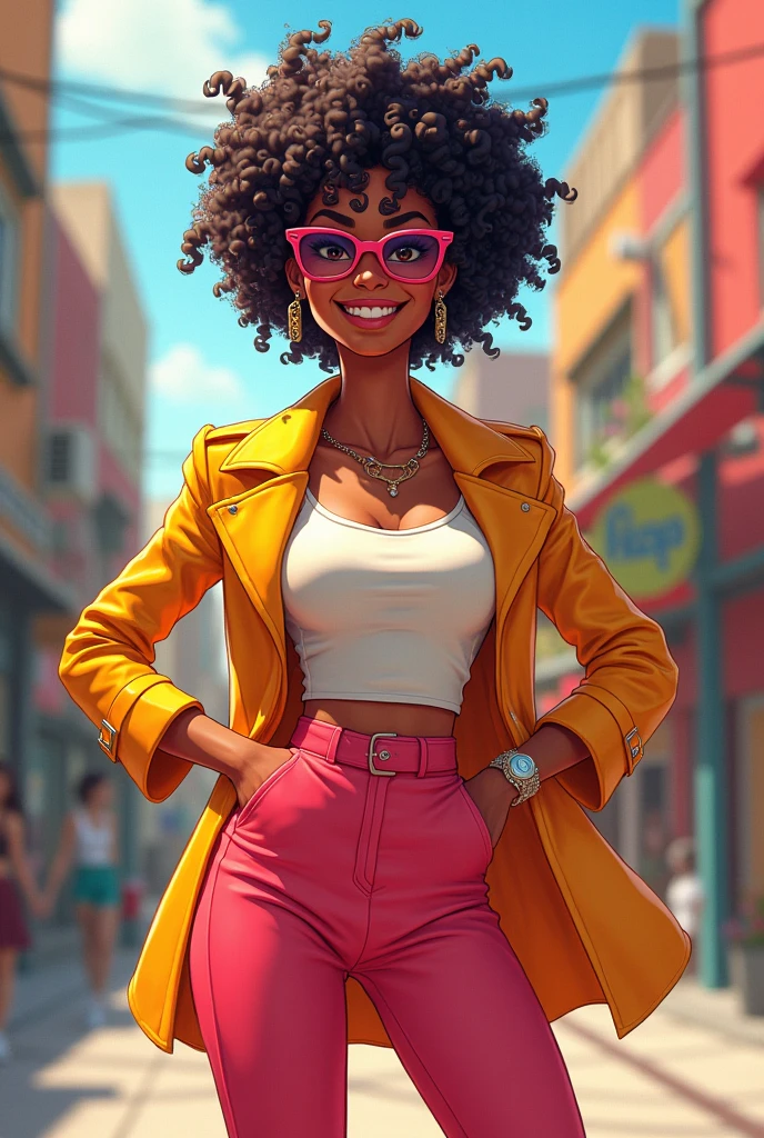 Create a new character based on playfully being the emotion confidence 

